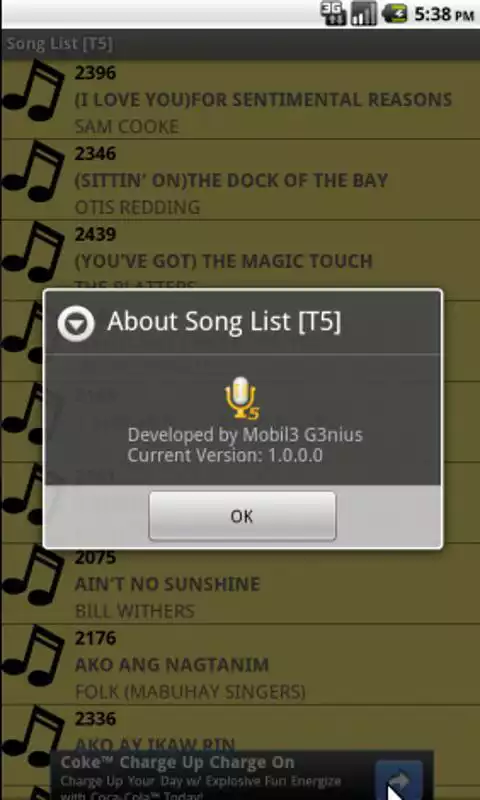 Play Song List [T5]